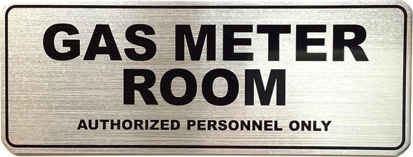 GAS METER ROOM AUTHORIZED PERSONNEL ONLY