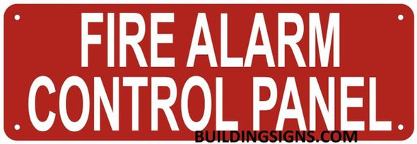FIRE ALARM CONTROL PANEL SIGN- REFLECTIVE