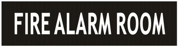 SIGNS FIRE ALARM ROOM SIGN - BLACK