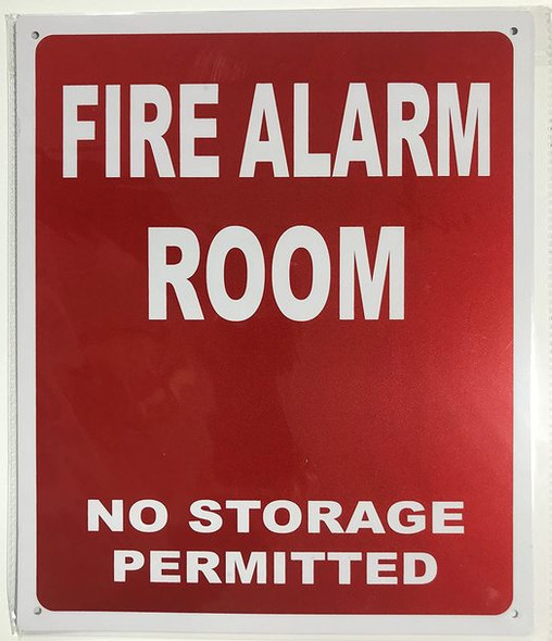 FIRE ALARM ROOM NO STORAGE PERMITTED