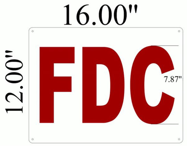 FDC SIGN  ALUMINIUM