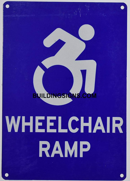 Wheelchair RAMP Sign