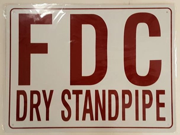 FDC DRY STANDPIPE SIGN (ALUMINUM SIGNS