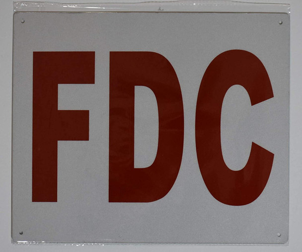 SIGNS FDC SIGN- WHITE BACKGROUND