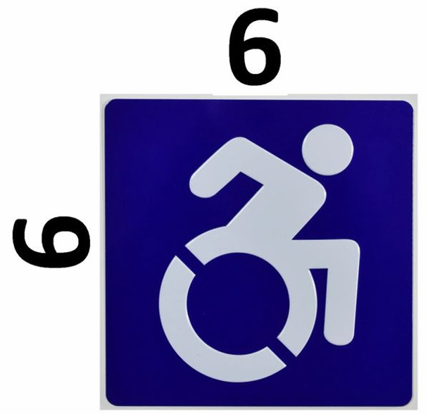ADA ACCESSIBLE Symbol Sign
