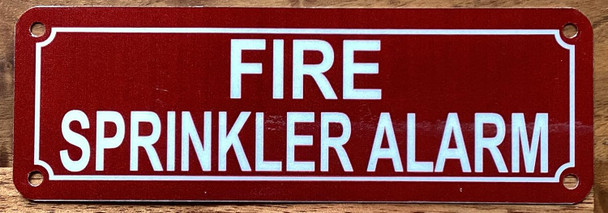 FIRE SPRINKLER ALARM SIGN
