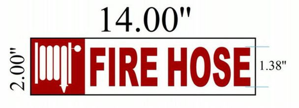 Fire Hose Sign