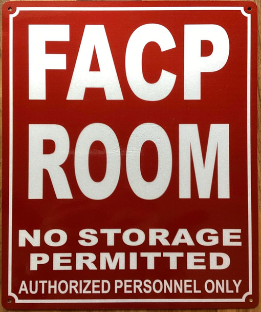FACP ROOM SIGN- FIRE ALARM CONTROL PANEL ROOM SIGN