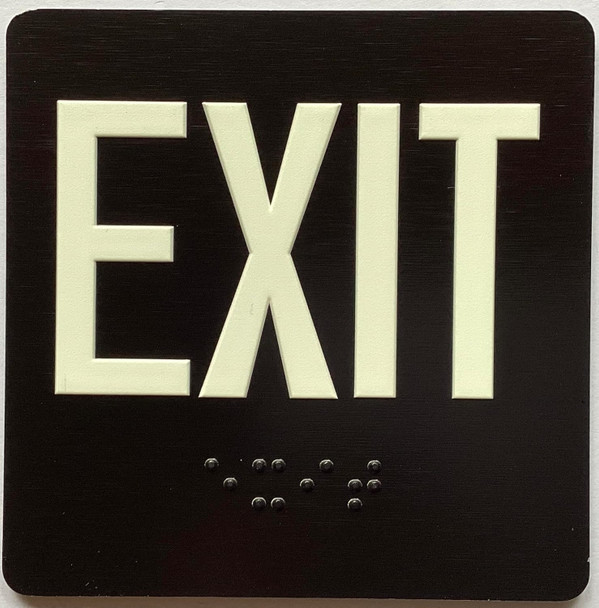 ELEVATOR FLOOR NUMBER THE LEXINGTON AVE LINE (EXIT) SIGN