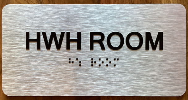 HWH Room Sign with Raised Letters & Grade 2 Sign