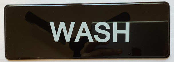 WASH Restaurant Sign