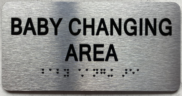 BABY CHANGING AREA Sign