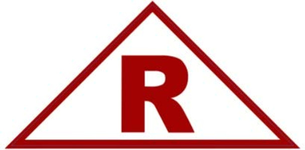 ROOF TRUSS IDENTIFICATION SIGN (STICKER 6x6x12