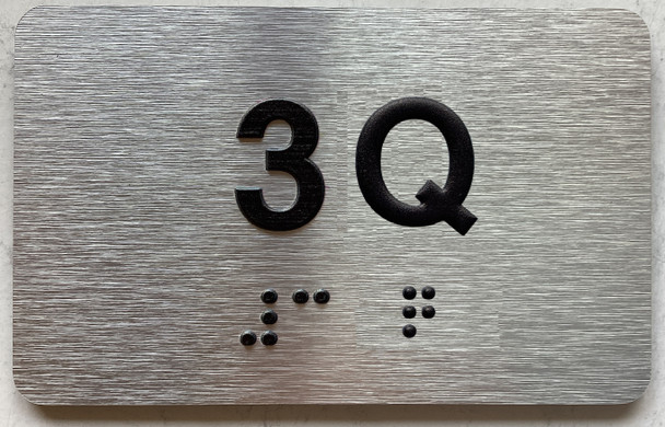 APT# 3Q SILVER Sign