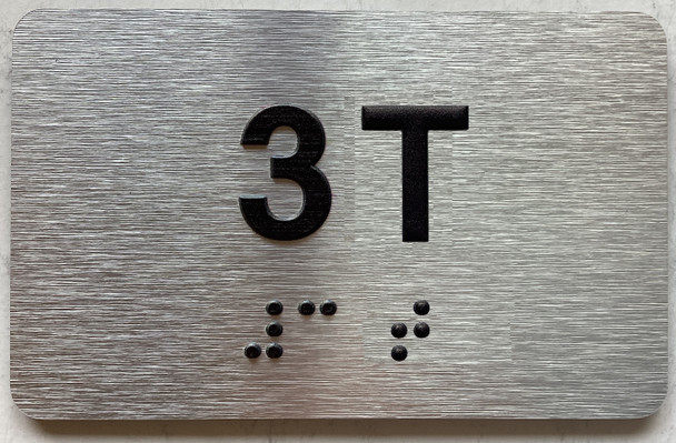 APT# 3T SILVER Sign