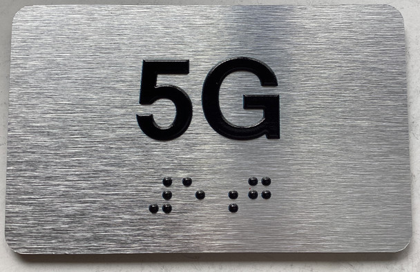 APT# 5G SILVER Sign
