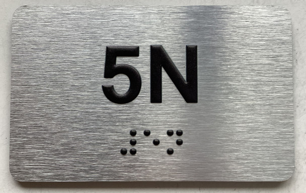APT# 5N SILVER Sign