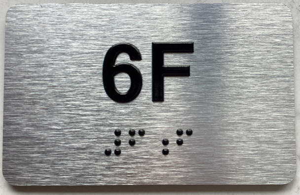 APT# 6F SILVER Sign