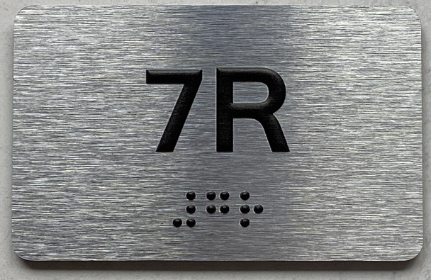 APT# 7R SILVER Sign