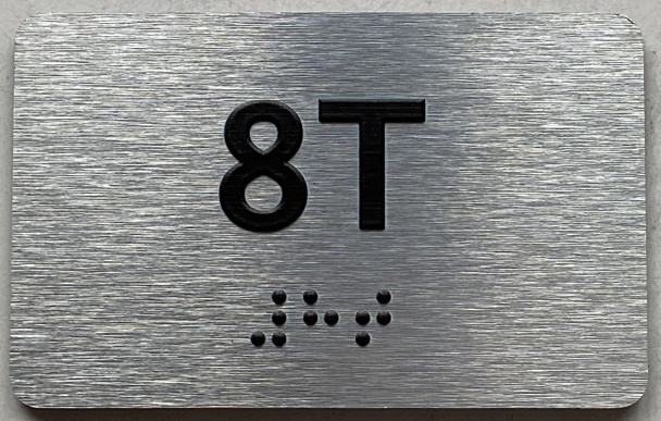 APT# 8T SILVER Sign