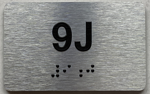 APT# 9J SILVER Sign