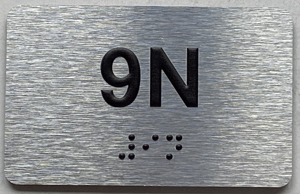 APT# 9N SILVER Sign