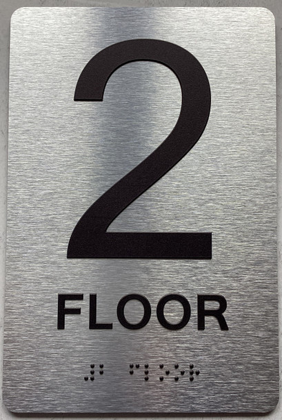 2 FLOOR Sign