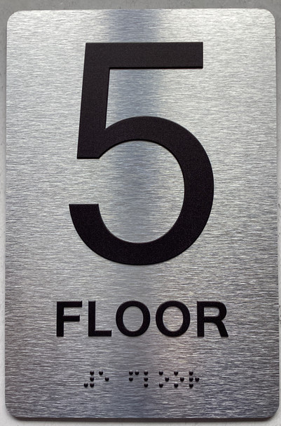 5 FLOOR Sign