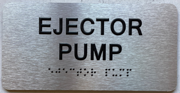 Ejector Pump Sign