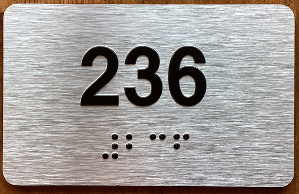 Apartment number 236 Sign