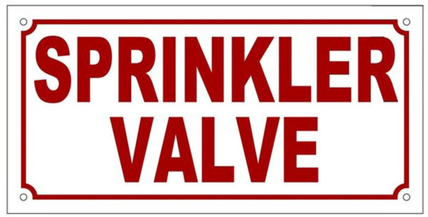 SPRINKLER VALVE SIGN (ALUMINUM SIGNS 5X10,