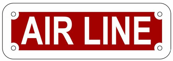 AIR LINE SIGN- REFLECTIVE !!! (ALUMINUM