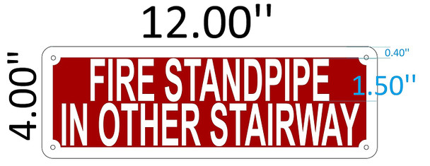 FIRE STANDPIPE IN OTHER STAIRWAY SIGN