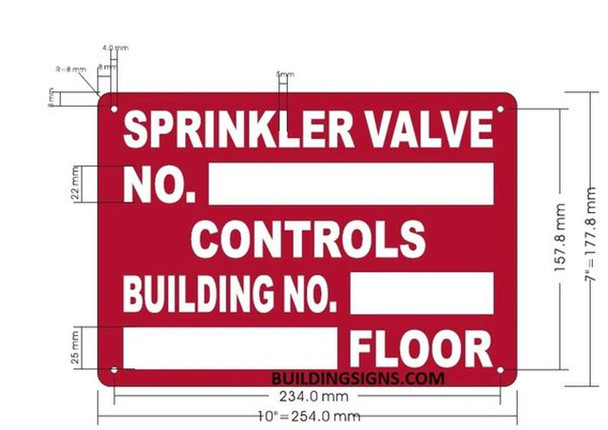 SPRINKLER SIGNS