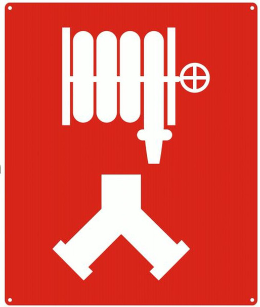 STANDPIPE SYMBOL CONNECTION SIGN- REFLECTIVE !!!