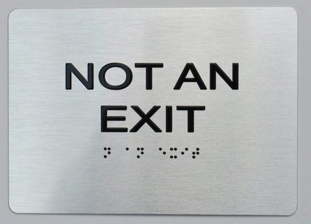 SIGNS Not AN EXIT ADA