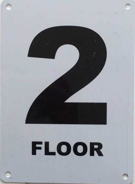 FLOOR NUMBER SIGNS