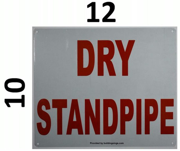 SIGNS DRY STANDPIPE SIGN (ALUMINUM