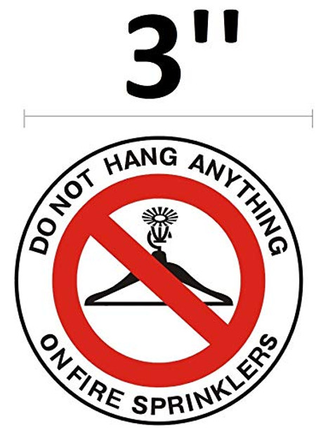 SIGNS DO NOT HANG ANYTHING ON FIRE