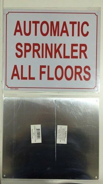 AUTOMATIC SPRINKLER ALL FLOORS SIGN