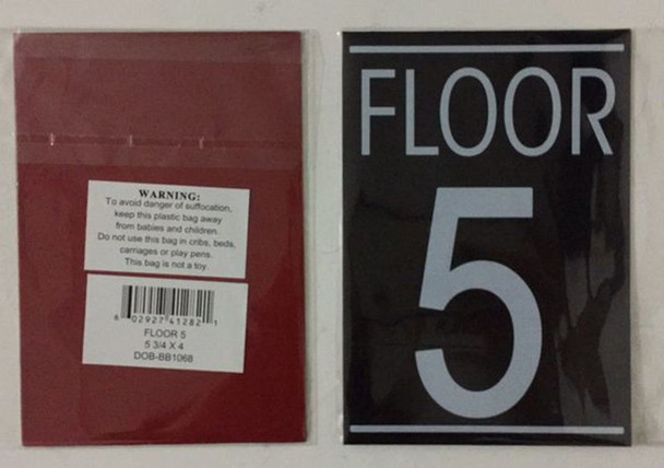 FLOOR NUMBER SIGNS