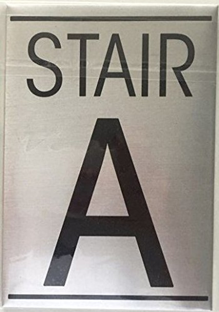 FLOOR NUMBER SIGN - STAIR A