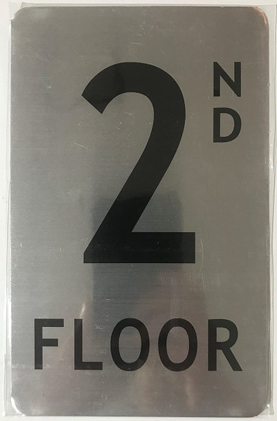 FLOOR NUMBER SIGN - 2ND FLOOR