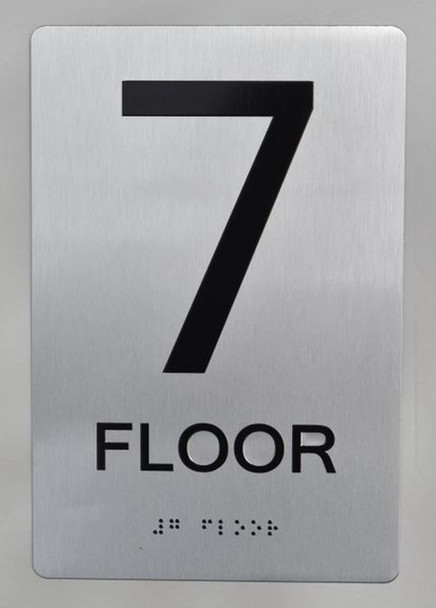 7th FLOOR ADA Sign -Tactile Signs
