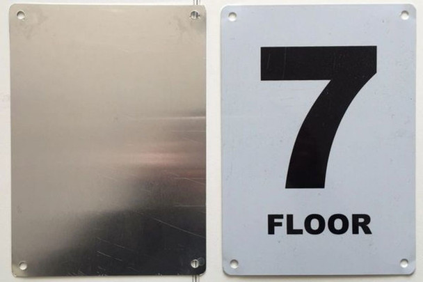 FLOOR NUMBER SIGNS