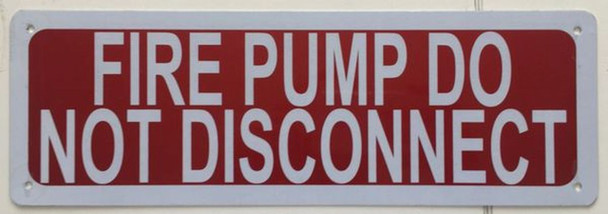 FIRE PUMP SIGNS