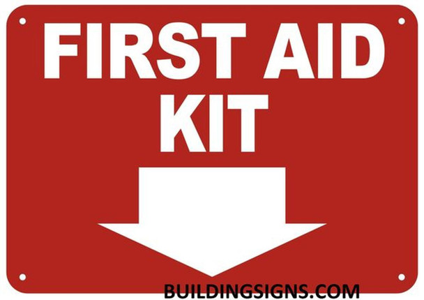 FIRST AID KIT SIGN- Reflective !!!