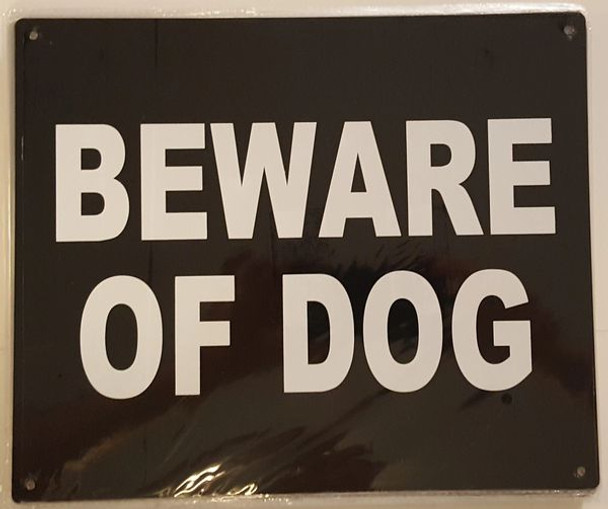 SIGNS BEWARE OF DOG SIGN (ALUMINUM SIGNS