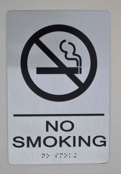SIGNS NO SMOKING Sign ADA
