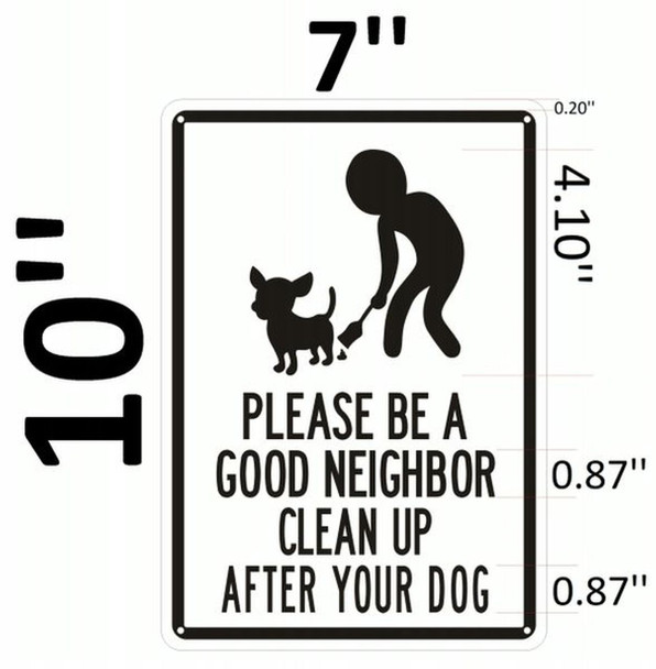 CURB YOUR DOG SIGNS